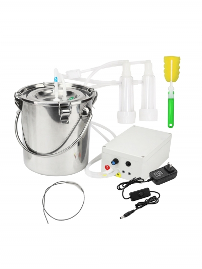 Доильный аппарат для коз NovaMilk с пульсатором и доильным ведром из нержавеющей стали 5 л-2