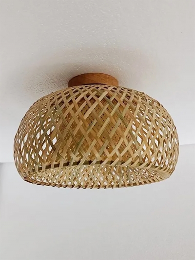 Люстра из ротанга Rattan Light-4